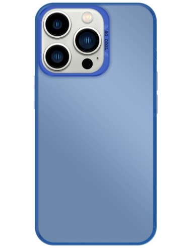 Coque So Cool effet métallisé Bleu