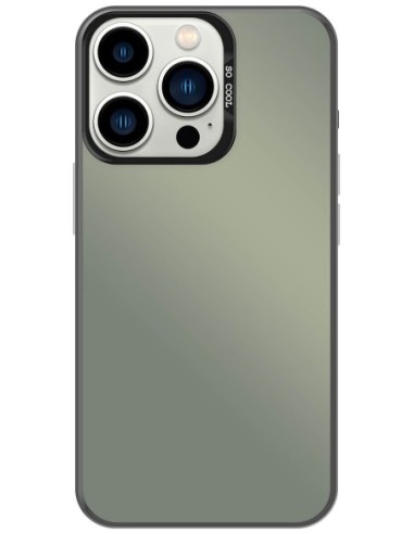 Coque So Cool effet métallisé Noir