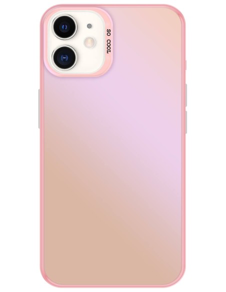 Coque So Cool effet métallisé Apple iPhone 11 - Rose