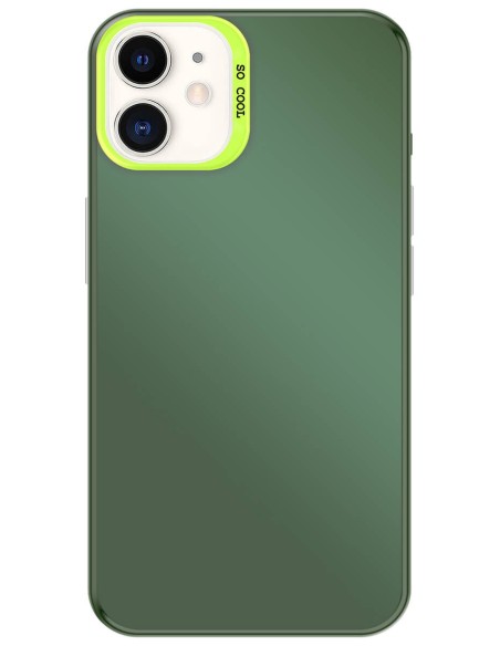 Coque So Cool effet métallisé Apple iPhone 11 - Vert