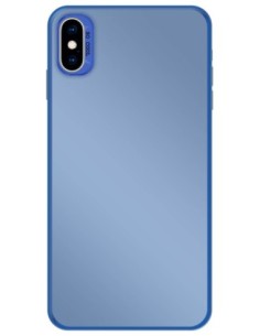 Coque So Cool effet métallisé Bleu
