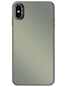 Coque So Cool effet métallisé Noir