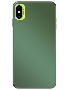 Coque So Cool effet métallisé Vert