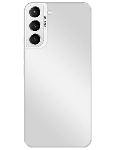 Coque So Cool effet métallisé Samsung Galaxy S21 Plus - Argent