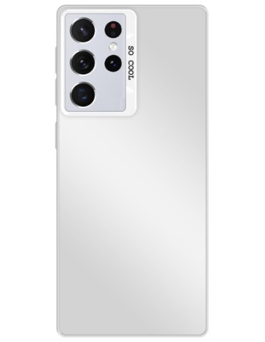 Coque So Cool effet métallisé Argent