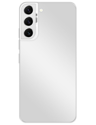 Coque So Cool effet métallisé Argent