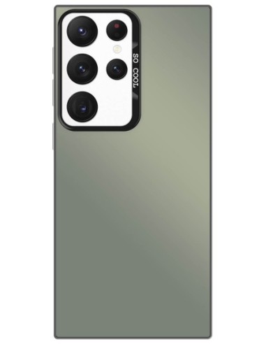 Coque So Cool effet métallisé Noir
