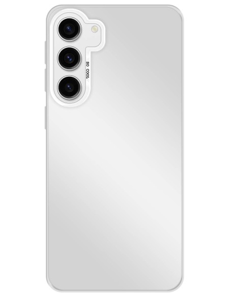 Coque So Cool effet métallisé Samsung Galaxy S23 Plus - Argent