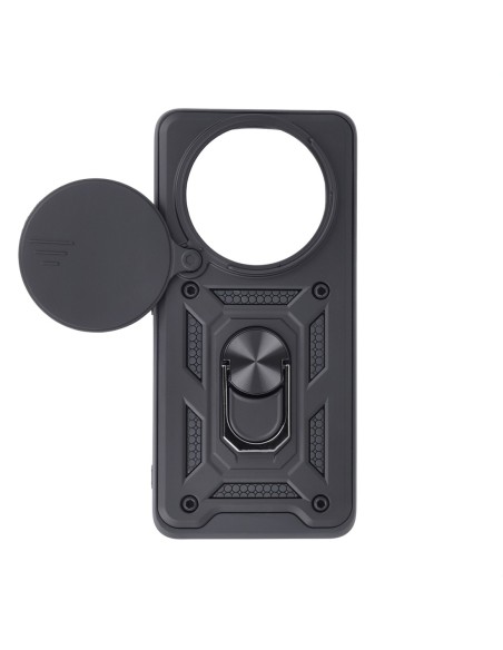 Coque Defender Slide pour Xiaomi Redmi Note 14 Pro Plus 5G noir