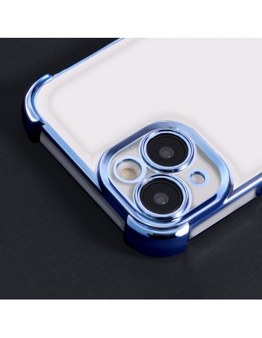 Coque Anti Shock Chrome pour iPhone 11 Bleu