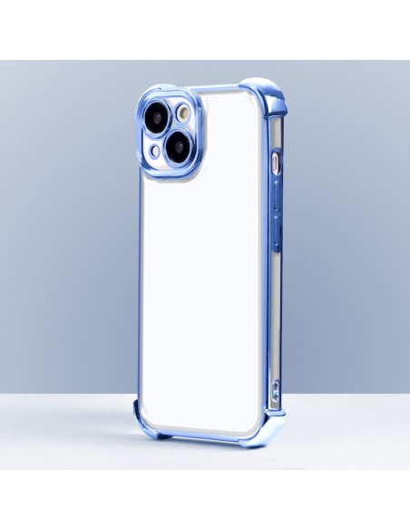 Coque Anti Shock Chrome pour iPhone 13 Bleu