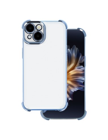 Coque Anti Shock Chrome pour Samsung Galaxy A15 Bleu