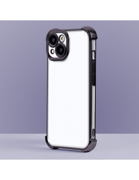 Coque Anti Shock Chrome pour Samsung Galaxy S25 Noir