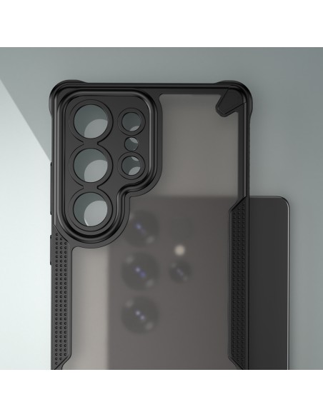 Coque Defender Matt pour Samsung Galaxy S25 Ultra Noir