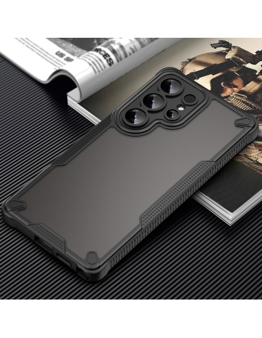 Coque Defender Matt pour Samsung Galaxy S25 Ultra Noir