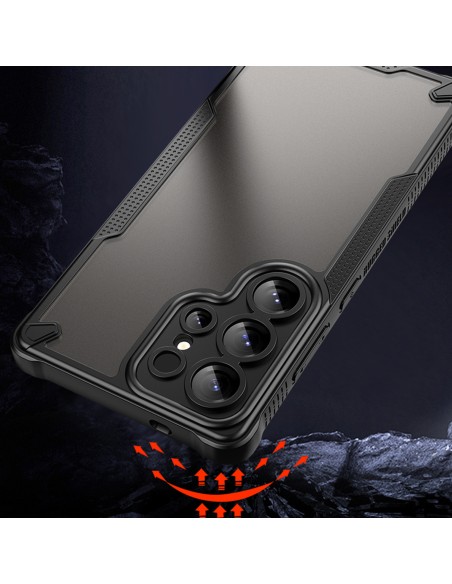 Coque Defender Matt pour Samsung Galaxy S25 Ultra Noir