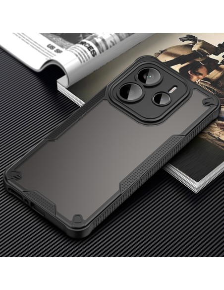 Coque Defender Matt pour Xiaomi Xiaomi Redmi Note 14 5G Noir
