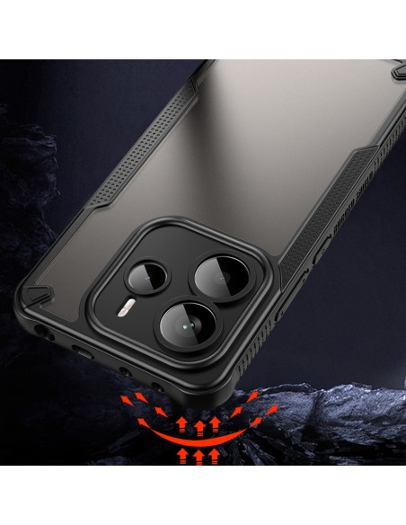 Coque Defender Matt pour Xiaomi Xiaomi Redmi Note 14 5G Noir