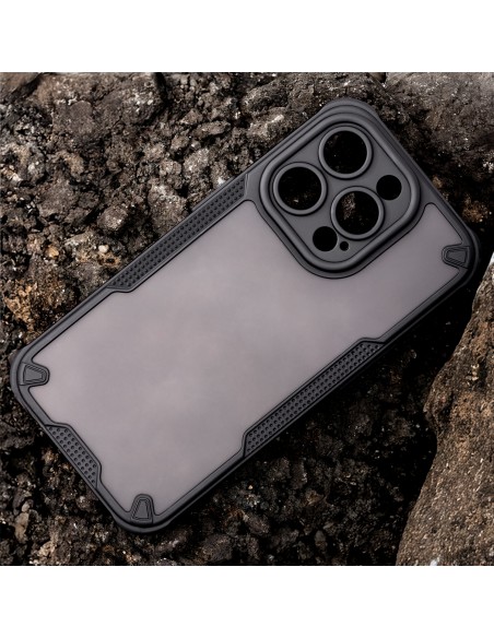 Coque Defender Matt pour Xiaomi Xiaomi Redmi Note 14 Pro 5G Noir