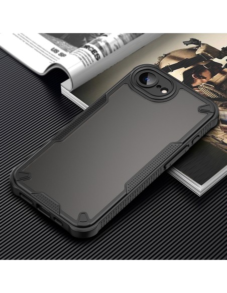 Coque Defender Matt pour iPhone 16e Noir