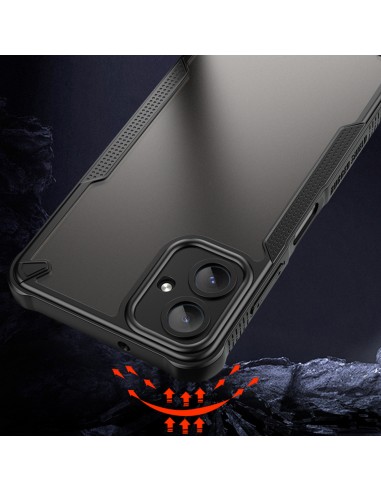 Coque Defender Matt pour Samsung Galaxy A06 en Noir