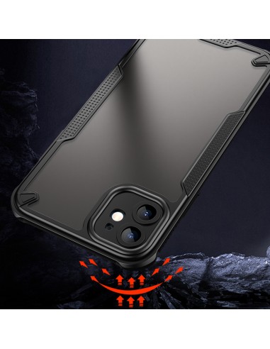 Coque Defender Matt pour iPhone 12 Noir