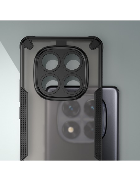 Coque Defender Matt pour Xiaomi Xiaomi Redmi Note 14 Pro Plus 5G Noir