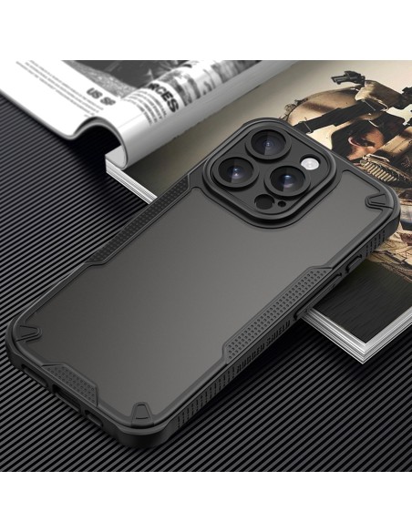 Coque Defender Matt pour iPhone 16 Pro Noir