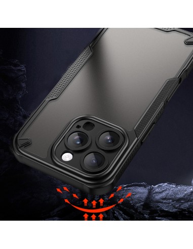 Coque Defender Matt pour iPhone 16 Pro Noir