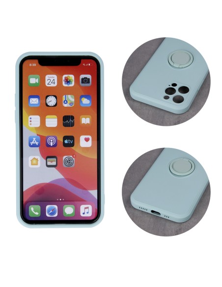 Coque Finger Grip pour Xiaomi Redmi Note 13 Pro 5G Vert d'eau