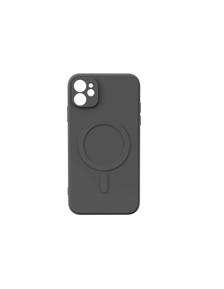 Coque couleur Magsafe pour iPhone 11 Noir