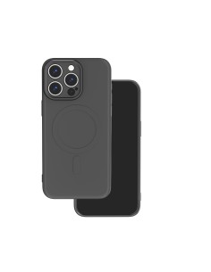 Coque couleur Magsafe pour iPhone 15 Pro Noir