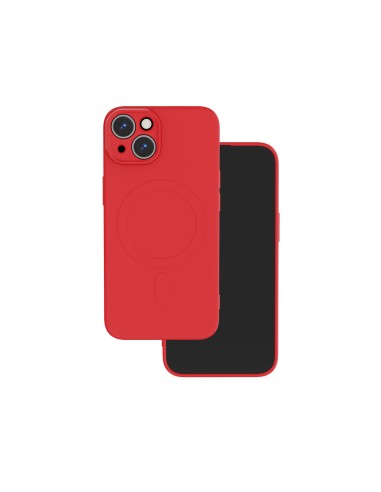 Coque couleur Magsafe pour iPhone 14 Rouge