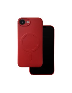 Coque couleur Magsafe pour iPhone 16e Rouge