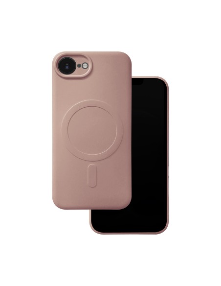 Coque couleur Magsafe pour iPhone 16e Rose