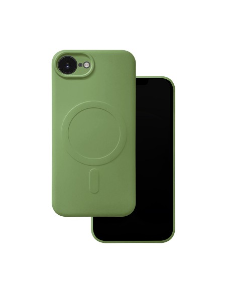 Coque couleur Magsafe pour iPhone 16e Vert clair