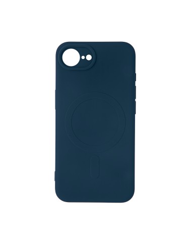 Coque couleur Magsafe pour iPhone 16e Bleu foncé