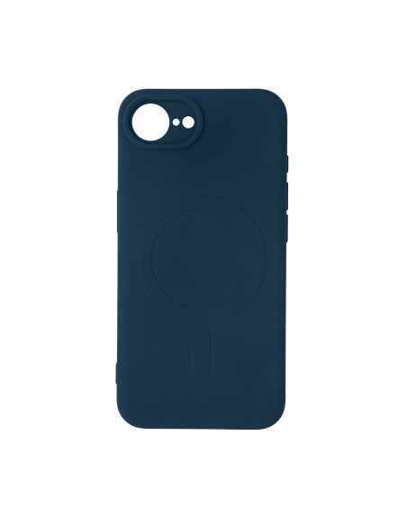 Coque couleur Magsafe pour iPhone 16e Bleu foncé