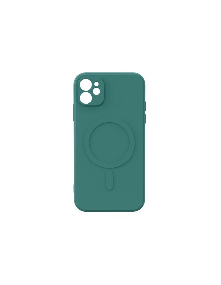Coque couleur Magsafe pour iPhone 12 Vert foncé