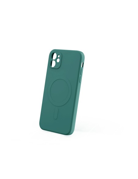 Coque couleur Magsafe pour iPhone 12 Vert foncé