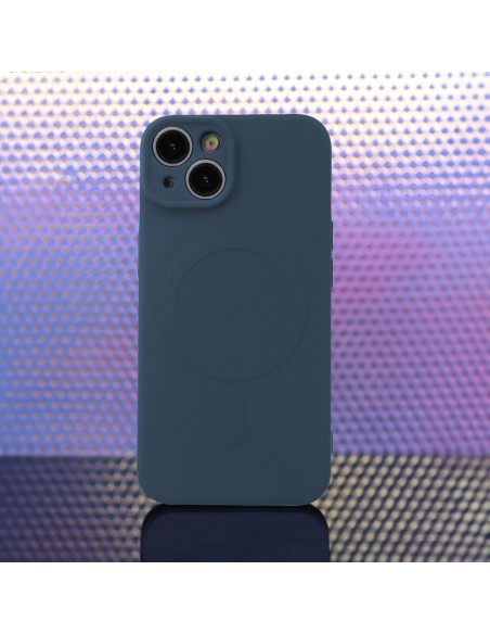 Coque couleur Magsafe pour iPhone 15 Bleu foncé