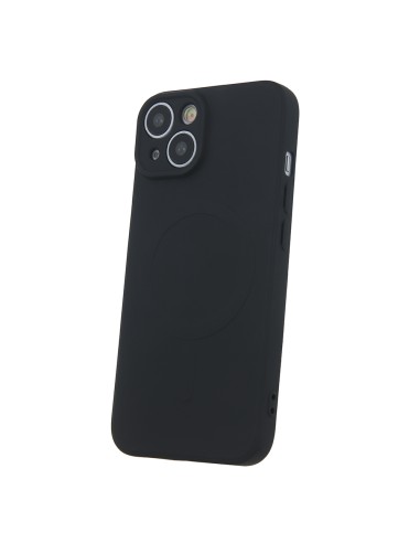 Coque couleur Magsafe pour iPhone 15 Pro Max Noir