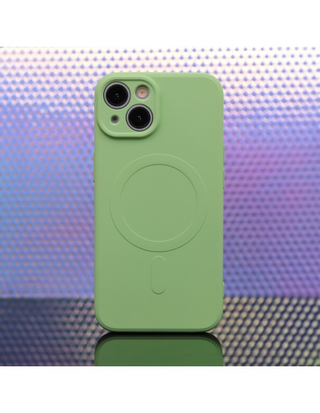 Coque couleur Magsafe pour iPhone 16 Vert clair