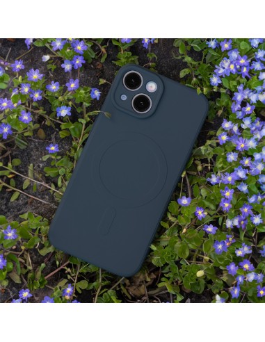 Coque couleur Magsafe pour iPhone 16 Bleu foncé