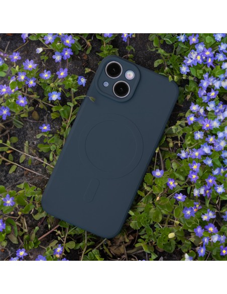 Coque couleur Magsafe pour iPhone 16 Bleu foncé