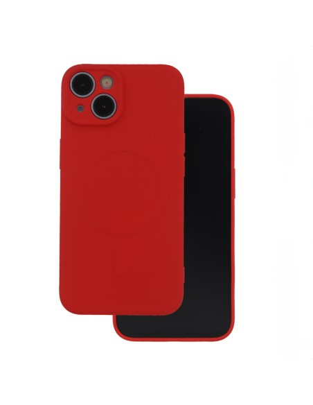 Coque couleur Magsafe pour iPhone 16 Pro Max Rouge