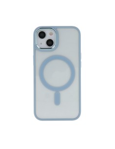 Coque Satin Clear Magsafe pour iPhone 13 Bleu