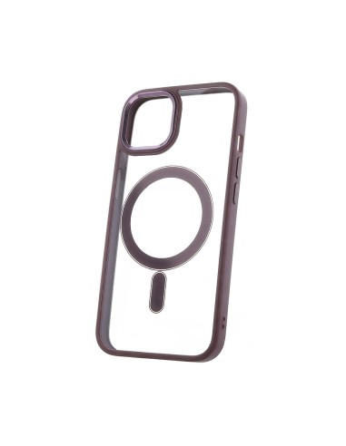 Coque Satin Clear Magsafe pour iPhone 12 / 12 Pro Violet