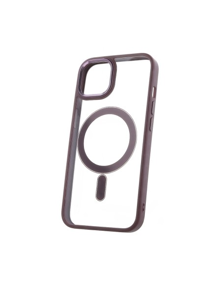 Coque Satin Clear Magsafe pour iPhone 14 Violet