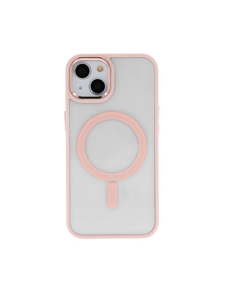 Coque Satin Clear Magsafe pour iPhone 14 Pro Rose